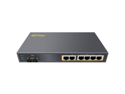 百兆PoE 1光6电（OPT-618P系列）